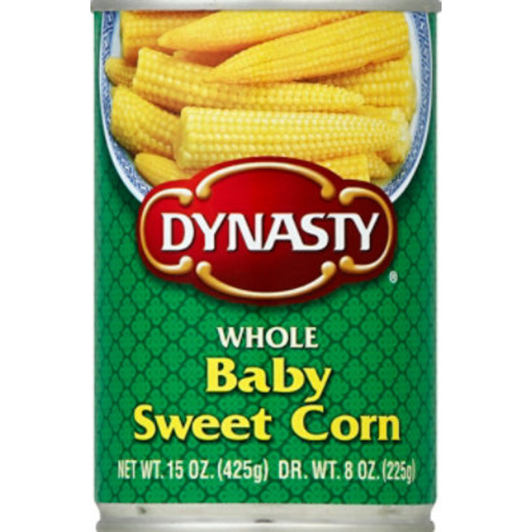 Dynasty Corn, Sweet, Baby, Whole