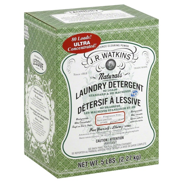 J.R. Watkins Laundry Detergent, Ultra Concentrated Standard and HE