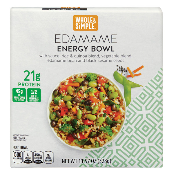 ALDI Whole & Simple Edamame Energy Bowl SameDay Delivery or Pickup