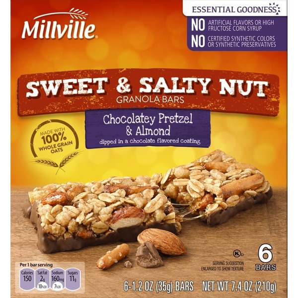 Millville Dark Chocolate Pretzel Nut Sweet & Salty Assorted Bar