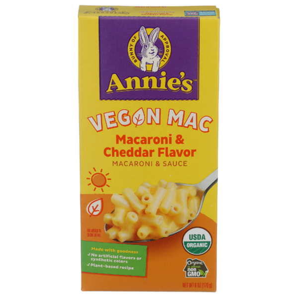 Annie's Homegrown Organic Cheddar Vegan Mac