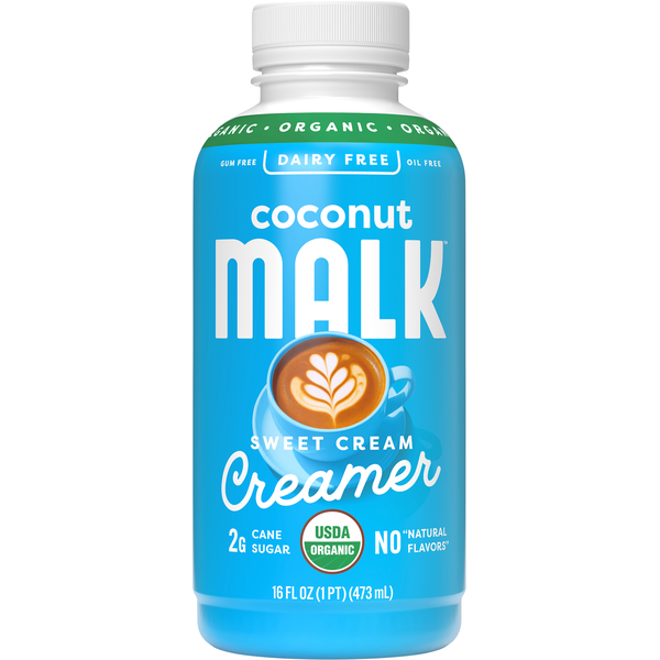 MALK Organic Dairy-Free Sweet Cream Coconut Milk Creamer
