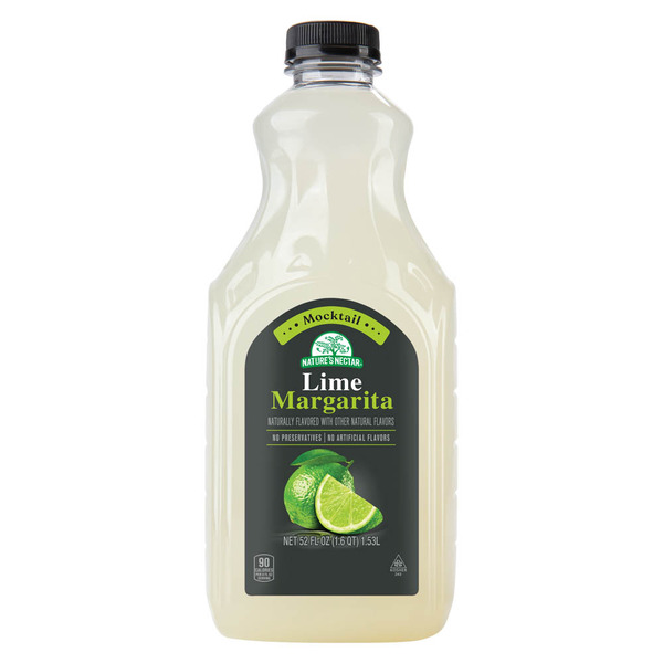 Nature's Nectar Lime Margarita Mocktail Mixer