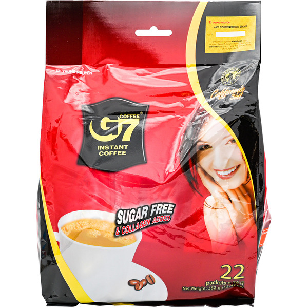 G7 Instant Coffee G7 Collagen Added Sugarfree 3-in-1 Instant Coffee