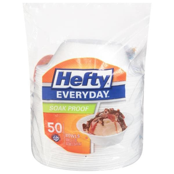 Hefty Bowls, Soak Proof, 12 Ounce Same-Day Delivery or Pickup | Publix