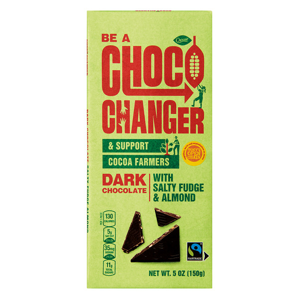 Choceur Dark Chocolate with Salty Fudge and Almond