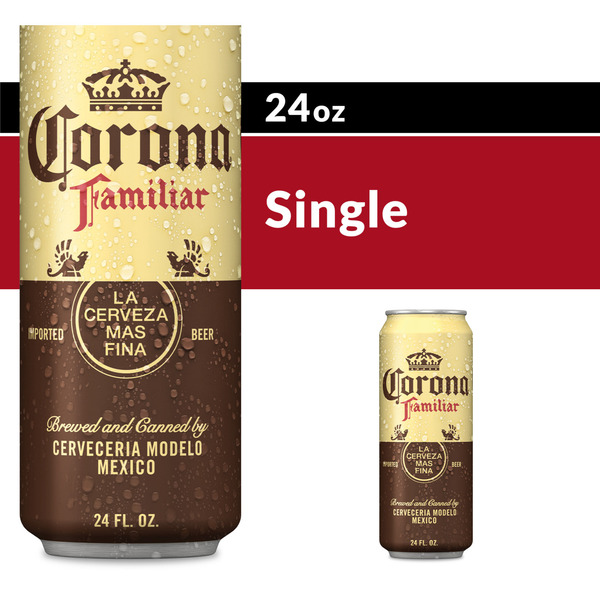 Corona Familiar Mexican Lager Import Beer Can Same-Day Delivery