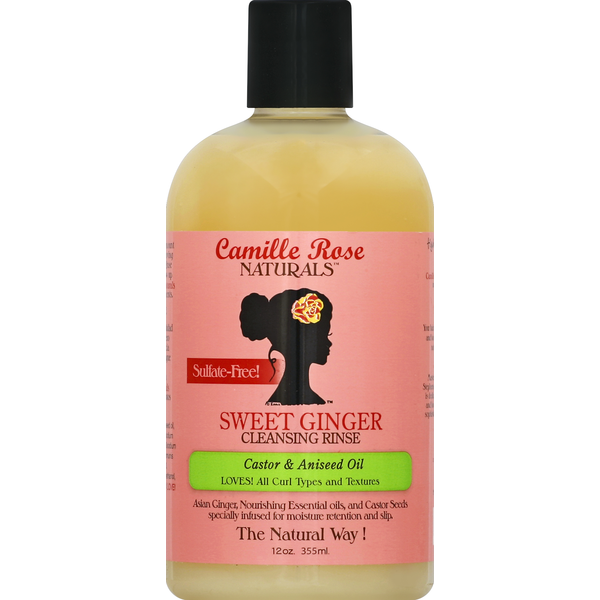 Camille Rose Naturals Cleansing Rinse, Sweet Ginger (12 oz) Instacart