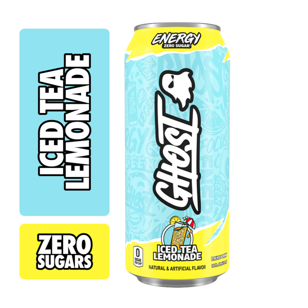 GHOST Zero Sugar Energy Drink, Iced Tea Lemonade Same-Day Delivery