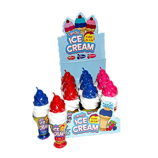 Ice Cream Candy Twist -N-Lick - 0.64 oz/12ct
