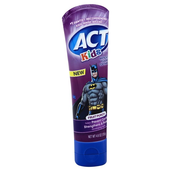 Act Toothpaste, Anticavity Fluoride, Fruit Punch (4.6 oz) Instacart