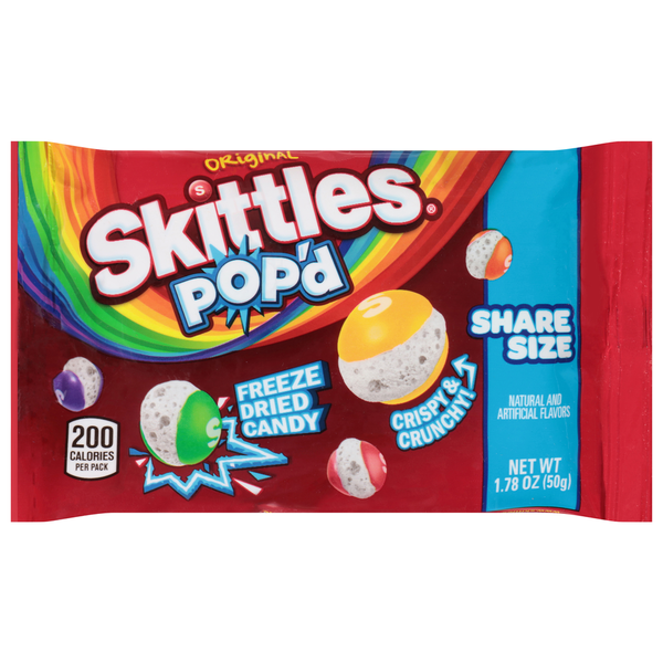 Skittles Freeze Dried Original Candy Share Size