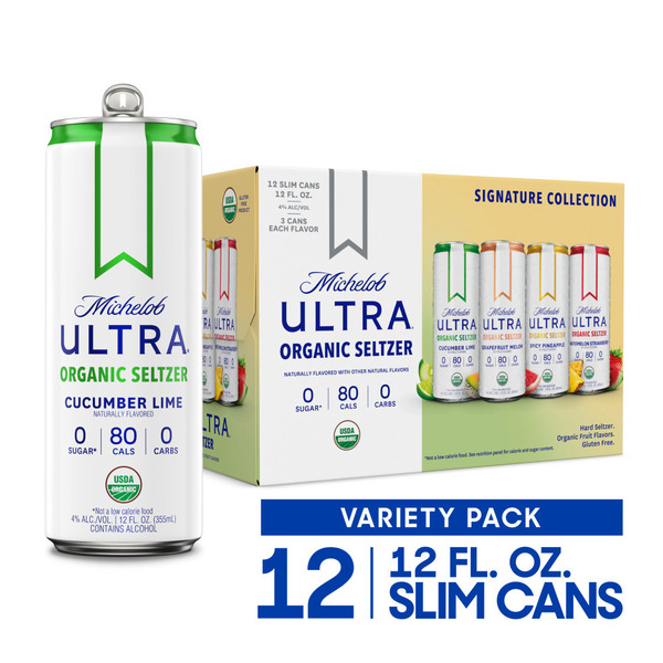 Michelob ULTRA Ultra Organic Seltzer Signature Collection Cans
