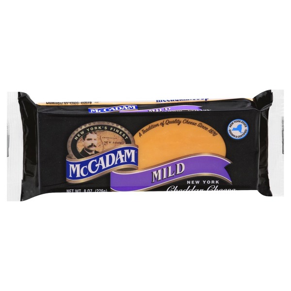 McCadam Cheese, Cheddar, Mild, New York (8 oz) Instacart