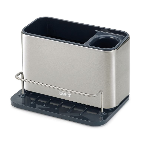 Joseph Joseph Gray Surface Stainless-Steel Sink Area Caddy Organizer