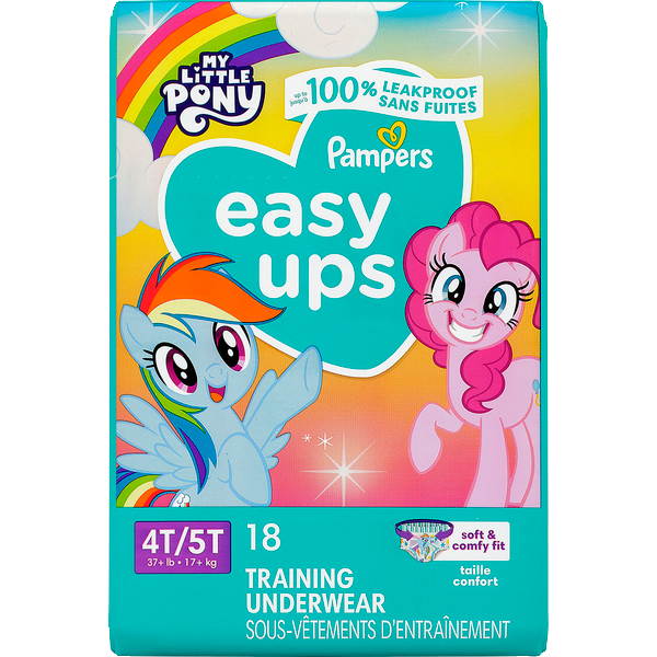 Pampers Size 4T to 5T Jumbo Girls Easy Ups DreamWorks Trolls