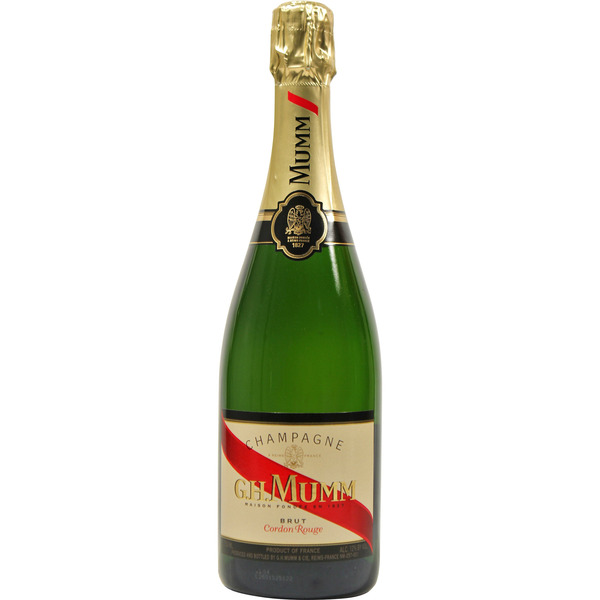 G H Mumm Brut Champagne Cordon Rouge, 750 ml Same-Day Delivery