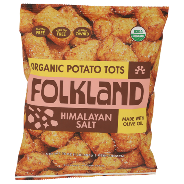 Folkland Foods Organic Himalayan Salt Potato Tots Made With Olive Oil