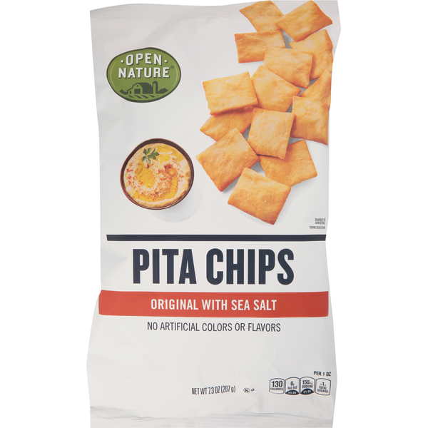 Open Nature Pita Chips, Original with Sea Salt