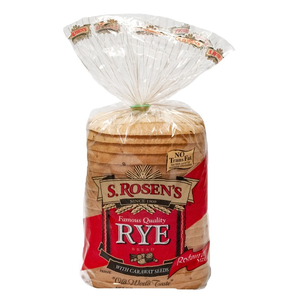 S. Rosen's Bread Rye with Caraway Seeds (24 oz) Instacart