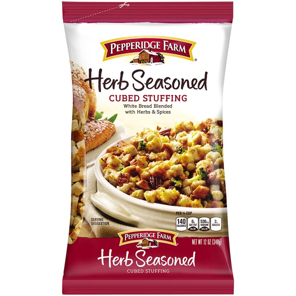 Pepperidge Farm Fresh Bakery Herb Seasoned Cubed Stuffing from Cub Instacart