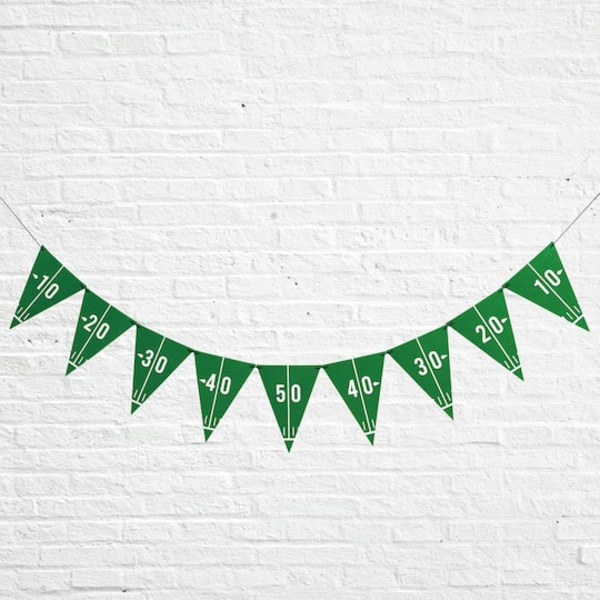 Celebrate It Football Field Paper Banner