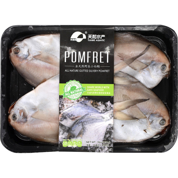 All Nature Gutted Silver Pomfret