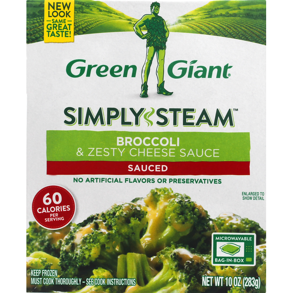 Green Giant Broccoli & Zesty Cheese Sauce, Sauced Same-Day