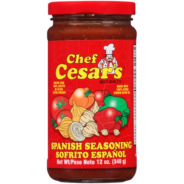 Chef Cesar Sofrito Spanish Seasoning (12 oz) Instacart