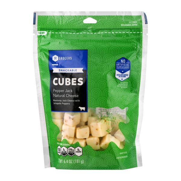 Southeastern Grocers Snackable Cubes Pepper Jack Natural Cheese (6.4 oz