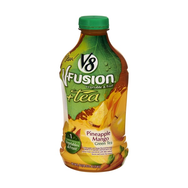 V8 VFusion + Tea Pineapple Mango Green Tea Vegetable & Fruit Juice (46