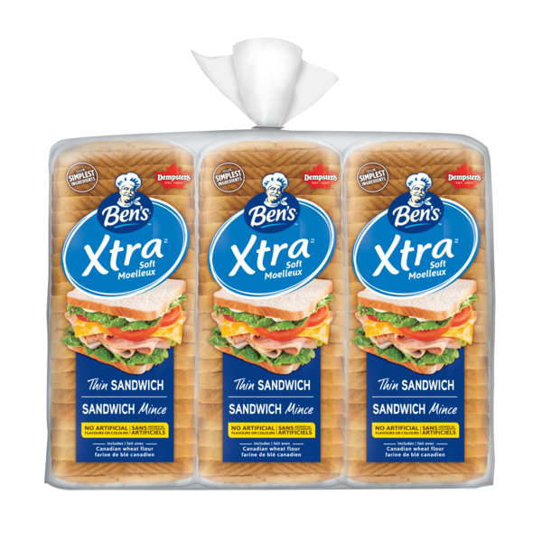 Ben's® Xtra™ Thin Sandwich White Bread Same-Day Delivery