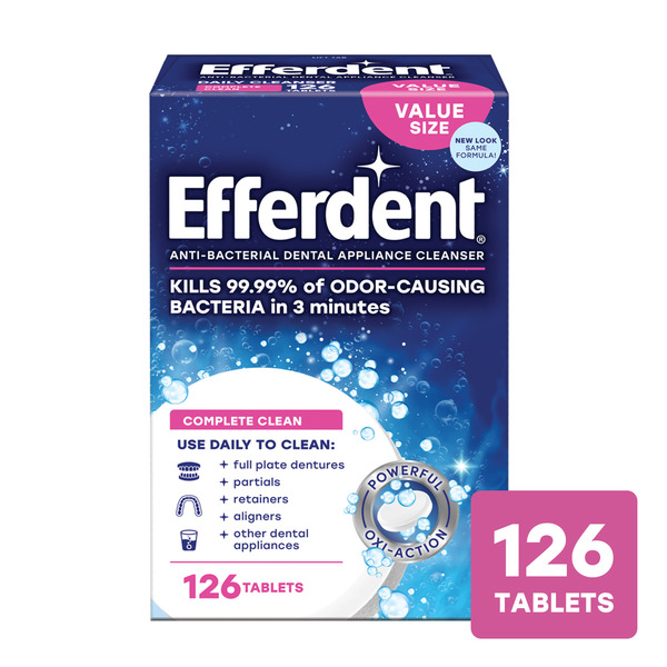Efferdent Denture & Retainer Cleanser