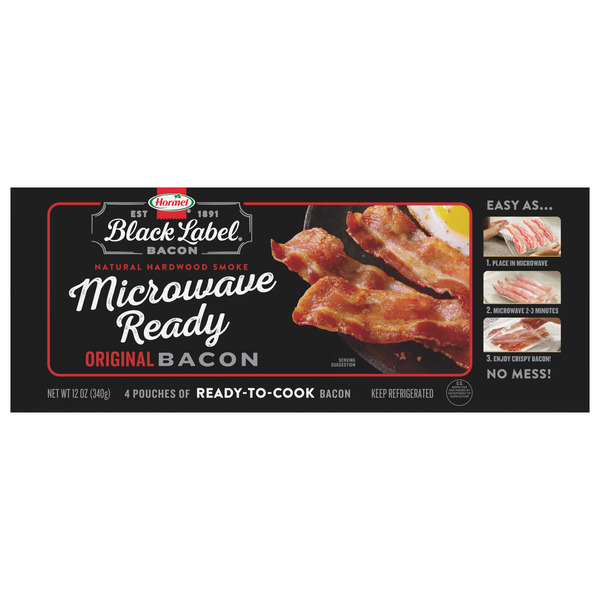 Hormel Black Label Hormel® Black Label® Bacon Microwave Ready