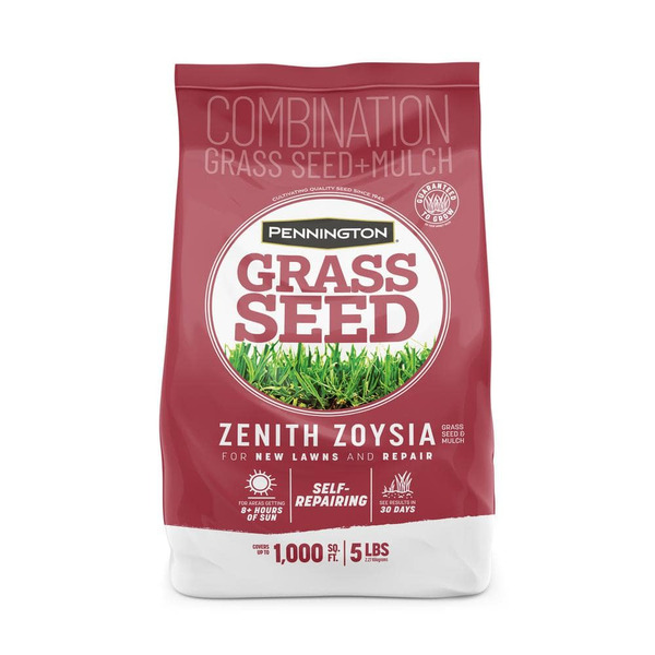Pennington Zenith Zoysia 5 Lb. 1,000 Sq. Ft. Grass Seed And Mulch