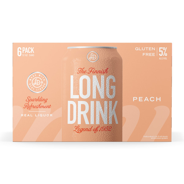 The Long Drink Long Drink Peach Cocktail Same-Day Delivery or Pickup