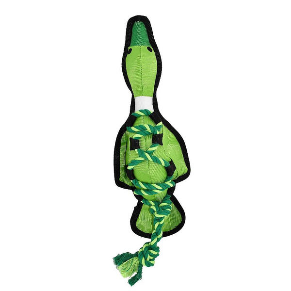 Multipet International Dog Toy, Cross-Ropes Duck