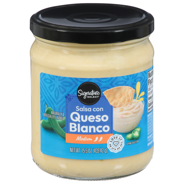 Signature SELECT Salsa Con Queso Blanco, Medium