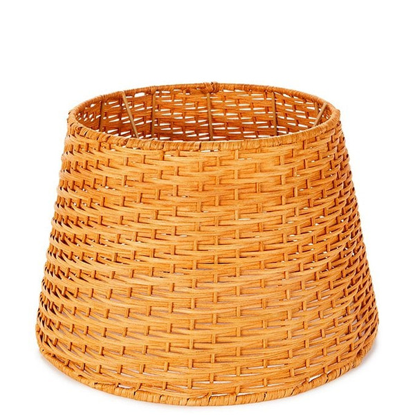 Southern Living Customizable Lamp Collection Large Rattan Tapered Drum Lamp Shade