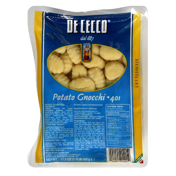 De Cecco - Potato Gnocchi - 12/17 oz pkg