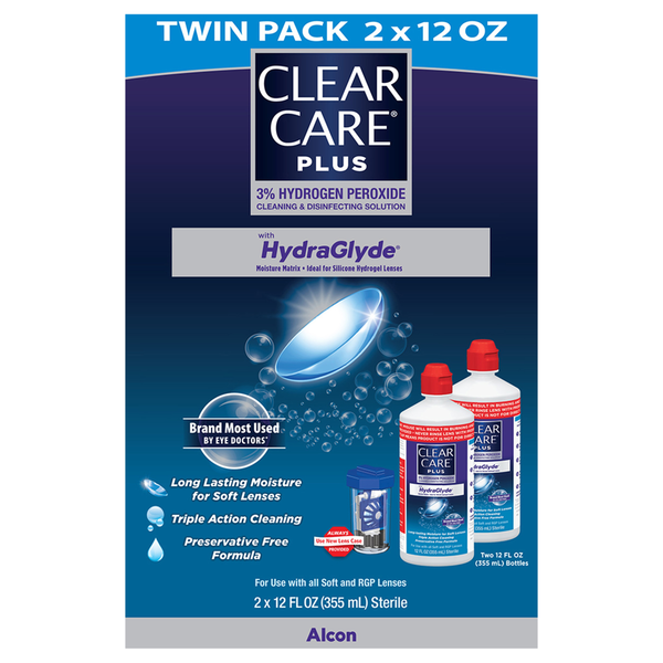Alcon CLEAR CARE 3% Hydrogen Peroxide Cleaning & Disinfecting