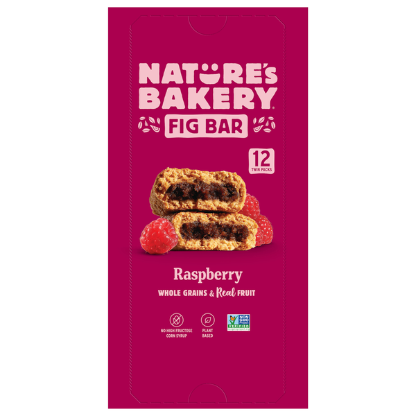 Nature's Bakery Fig Bar, Raspberry, Twin Packs
