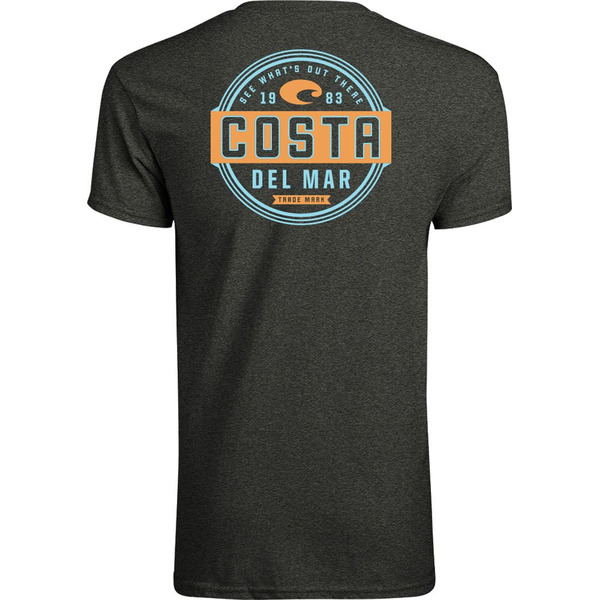 Costa Men's Prado T-Shirt, Small - Dark Heather