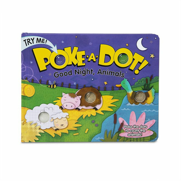 Melissa & Doug Poke-A-Dot Goodnight Animals Book