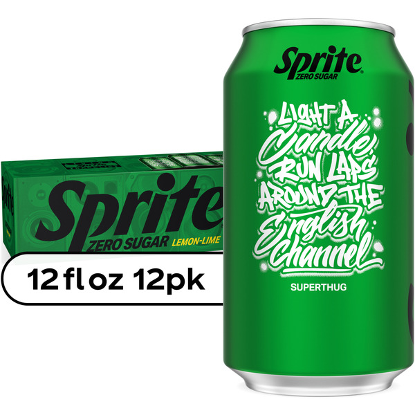 Sprite Zero Sugar Lemon-Lime Caffeine Free Soda Fridge Pack Cans