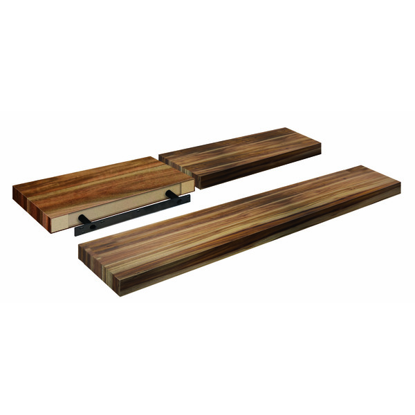 Acacia Floating Shelves