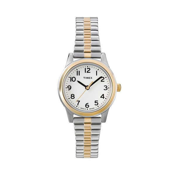 Timex Women's Two Tone Expansion Watch - Silver & Gold