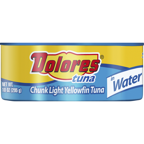 Dolores Yellowfin Tuna, Chunk Light, in Water