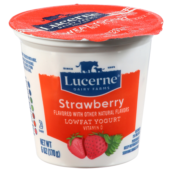Lucerne Lowfat Strawberry Yogurt