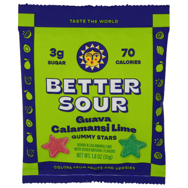Better Sour Calamansi, Guava, Ume Sour Gummy Candy